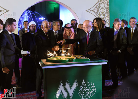 الحفل الذى أقامته سفارة السعودية بالقاهرة بمناسبة احتفالات العيد الوطنى ال ٨٧ للمملكة (6)