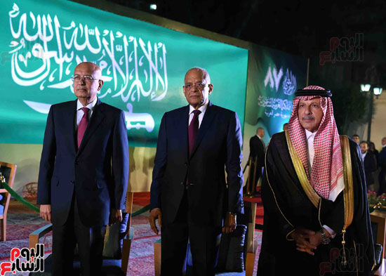 الحفل الذى أقامته سفارة السعودية بالقاهرة بمناسبة احتفالات العيد الوطنى ال ٨٧ للمملكة (16)