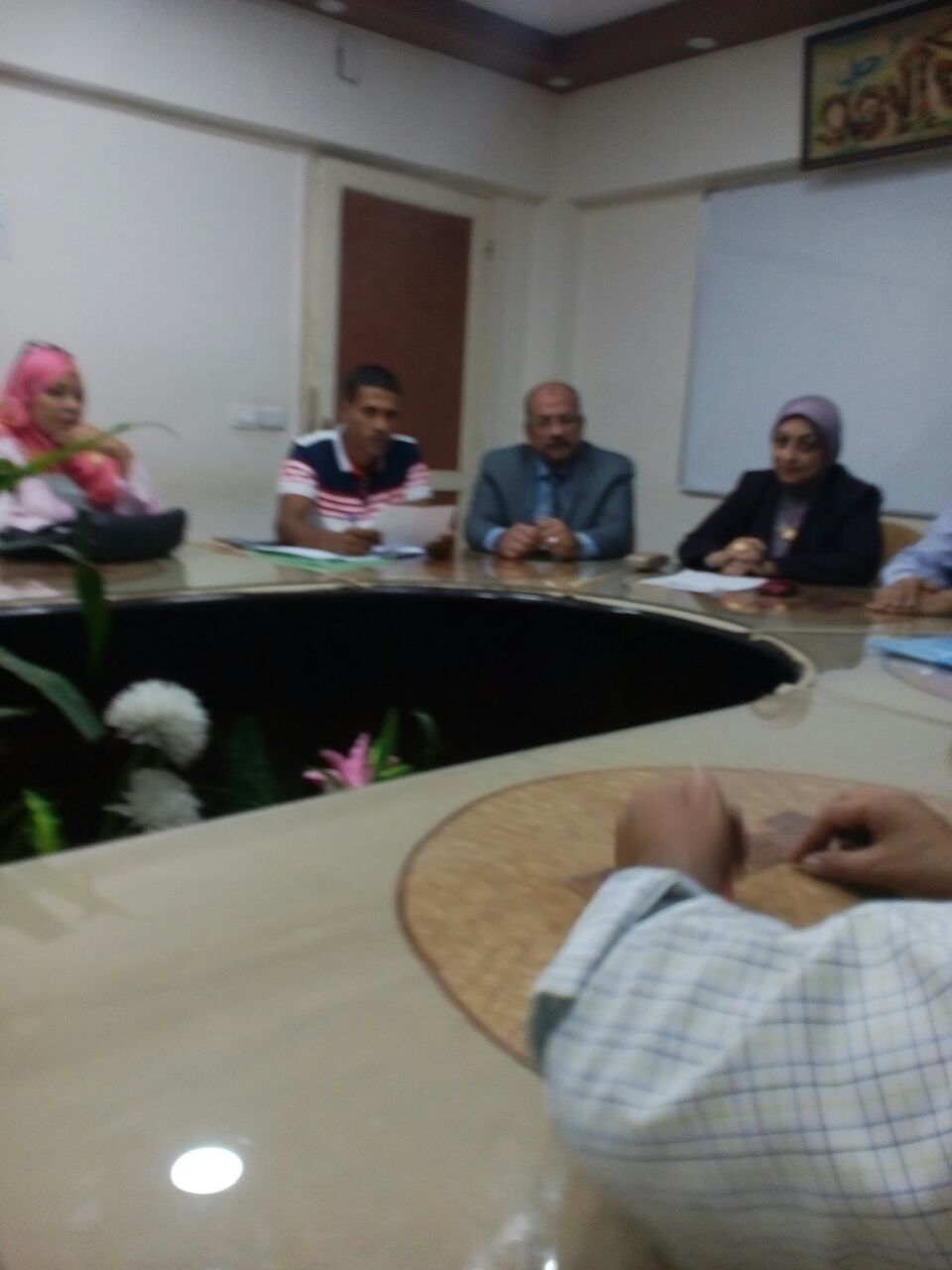 اجتماع وكيل تعليك الجيزة بالمعلمين (1)
