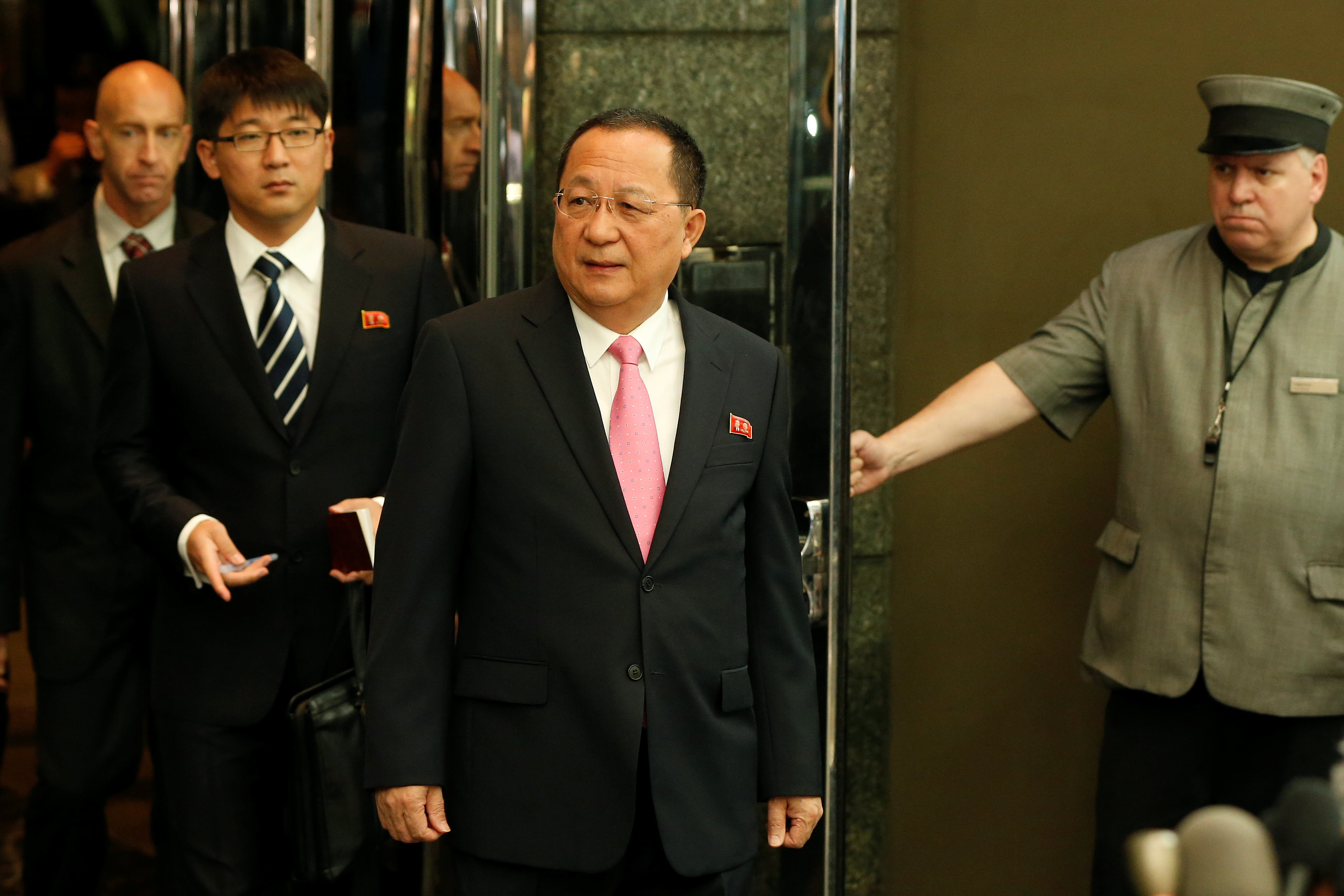 وزير خارجية كوريا الشمالية فى نيويورك