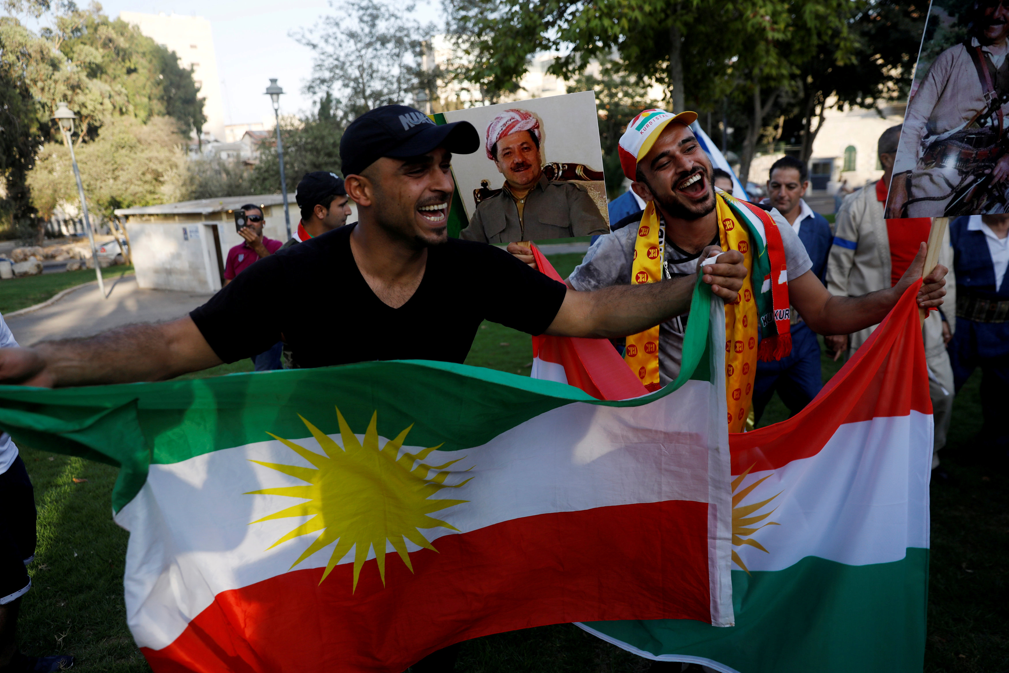 اسرائيليون اكراد يحتفون باستفتاء الاستقلال عن العراق