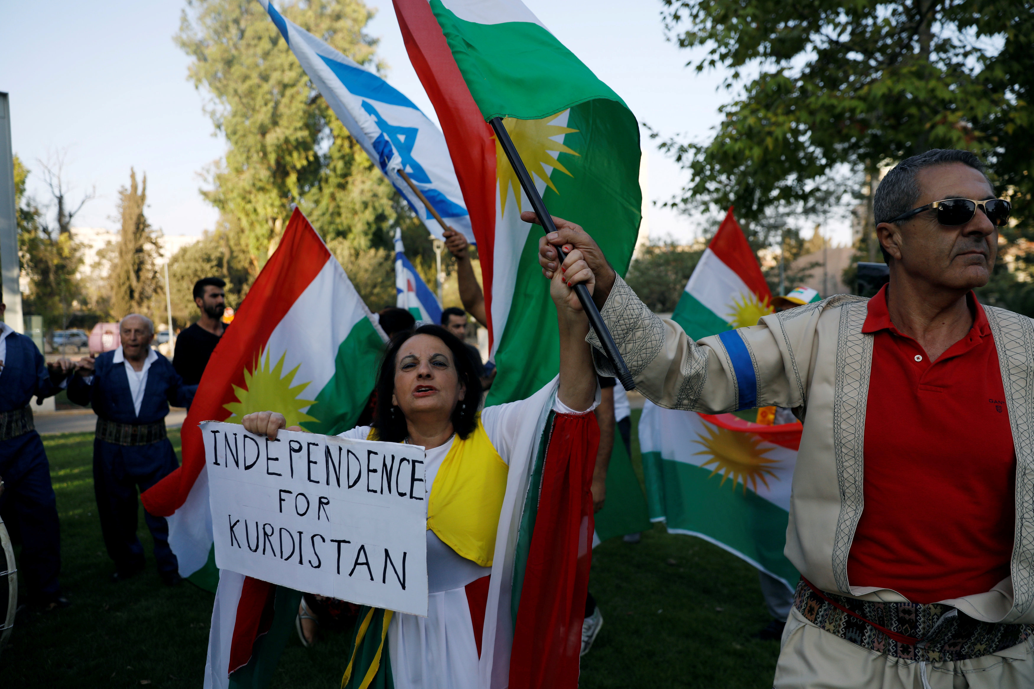 إسرائيليين يدعمون استفتاء انفصال كردستان عن العراق