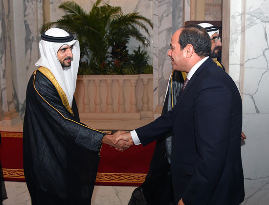 الرئيس السيسى يحضر المجلس الأسبوعى لولى عهد أبوظبى بالإمارات (2)