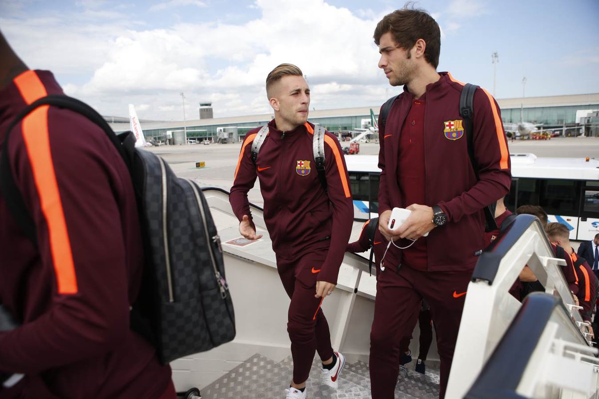 فريق برشلونة يطير إلى البرتغال