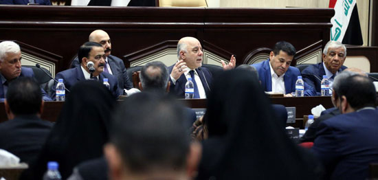 جلسة البرلمان العراقى لبحث تنفيذ قرارات عقابية ضد مسعود بارزانى (3)
