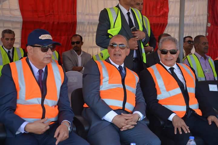 المحافظ ومدير الأمن ورئيس المصرية للمطارات