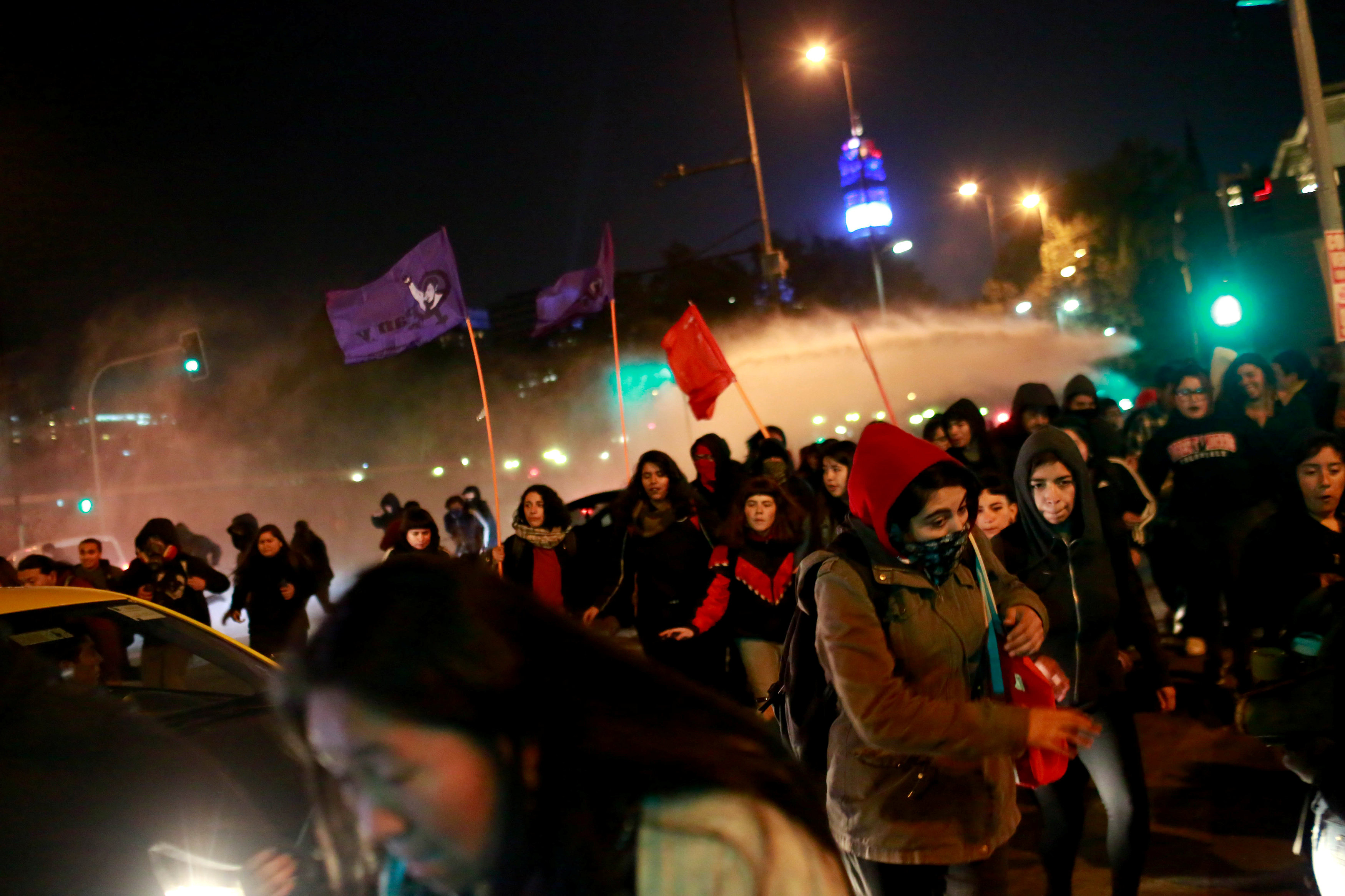 مظاهرات فى تشيلى للمطالبة بالعدالة لسكان الهنود الحمر