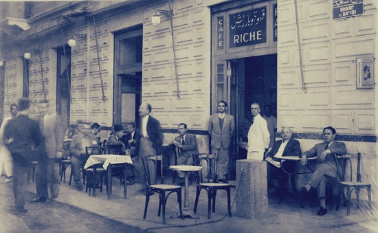 مقهى ريش قديمًا