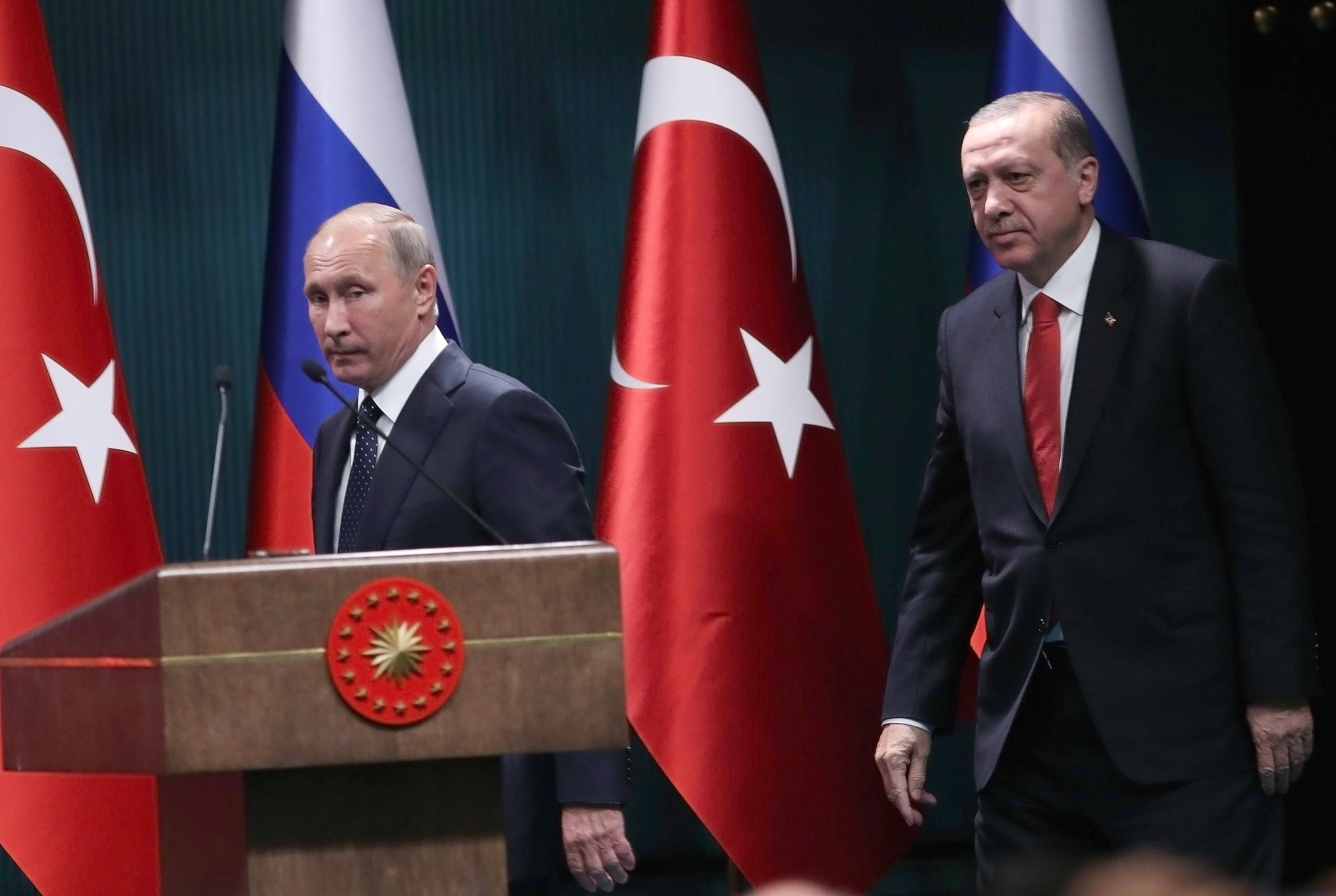 الرئيس الروسى ونظيره التركى