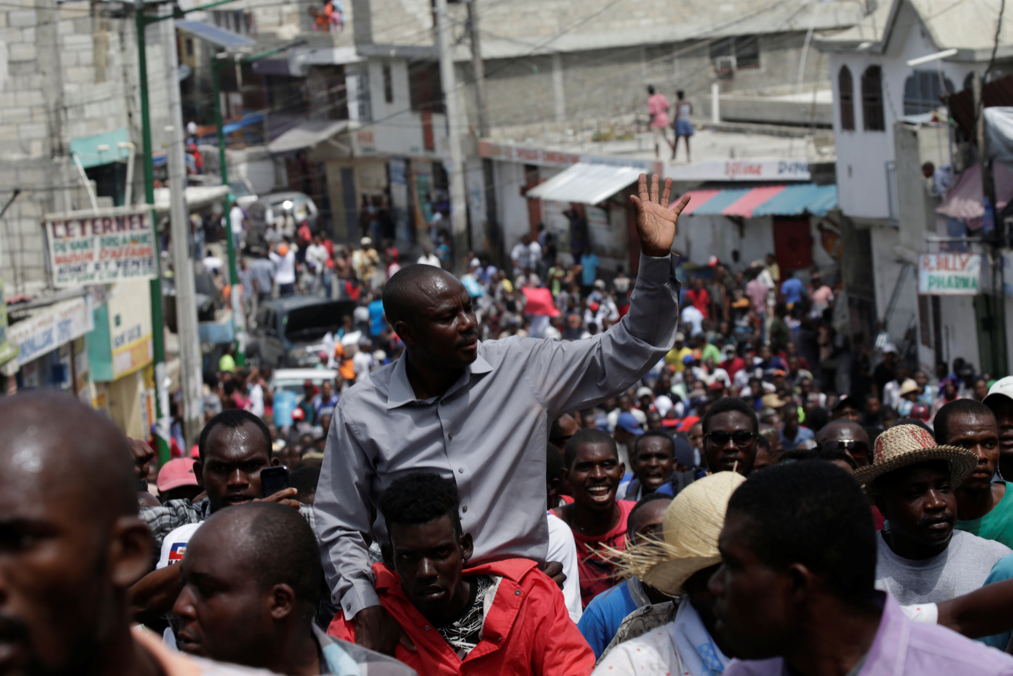 مظاهرات احتجاجية ضد حكومة هايتى