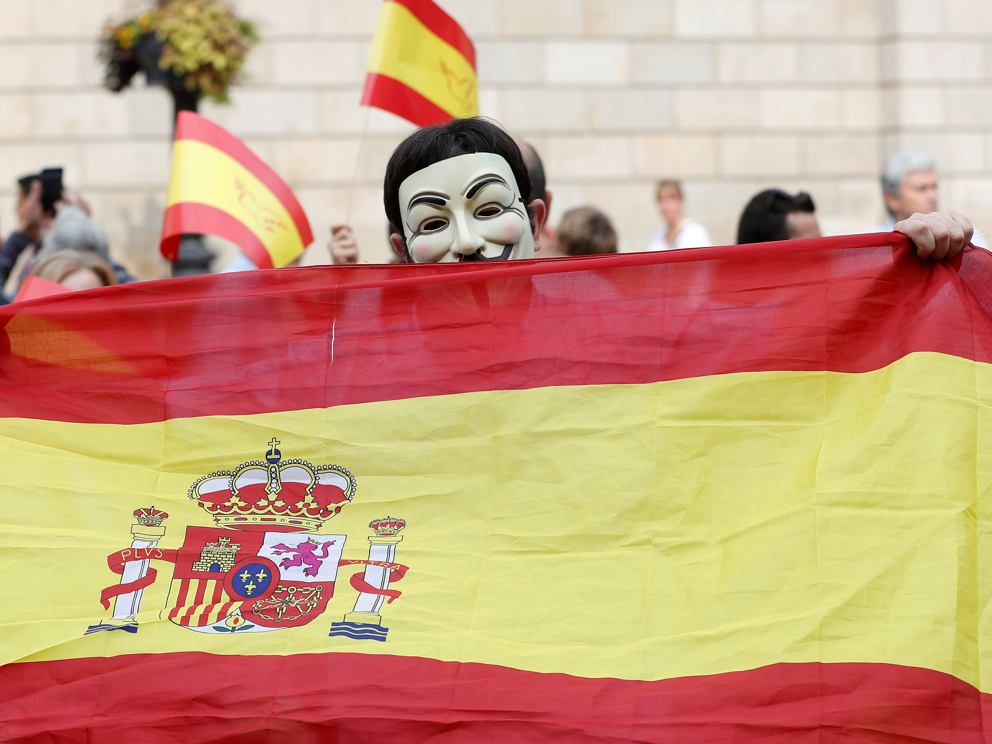 تظاهر مواطنين أسبان
