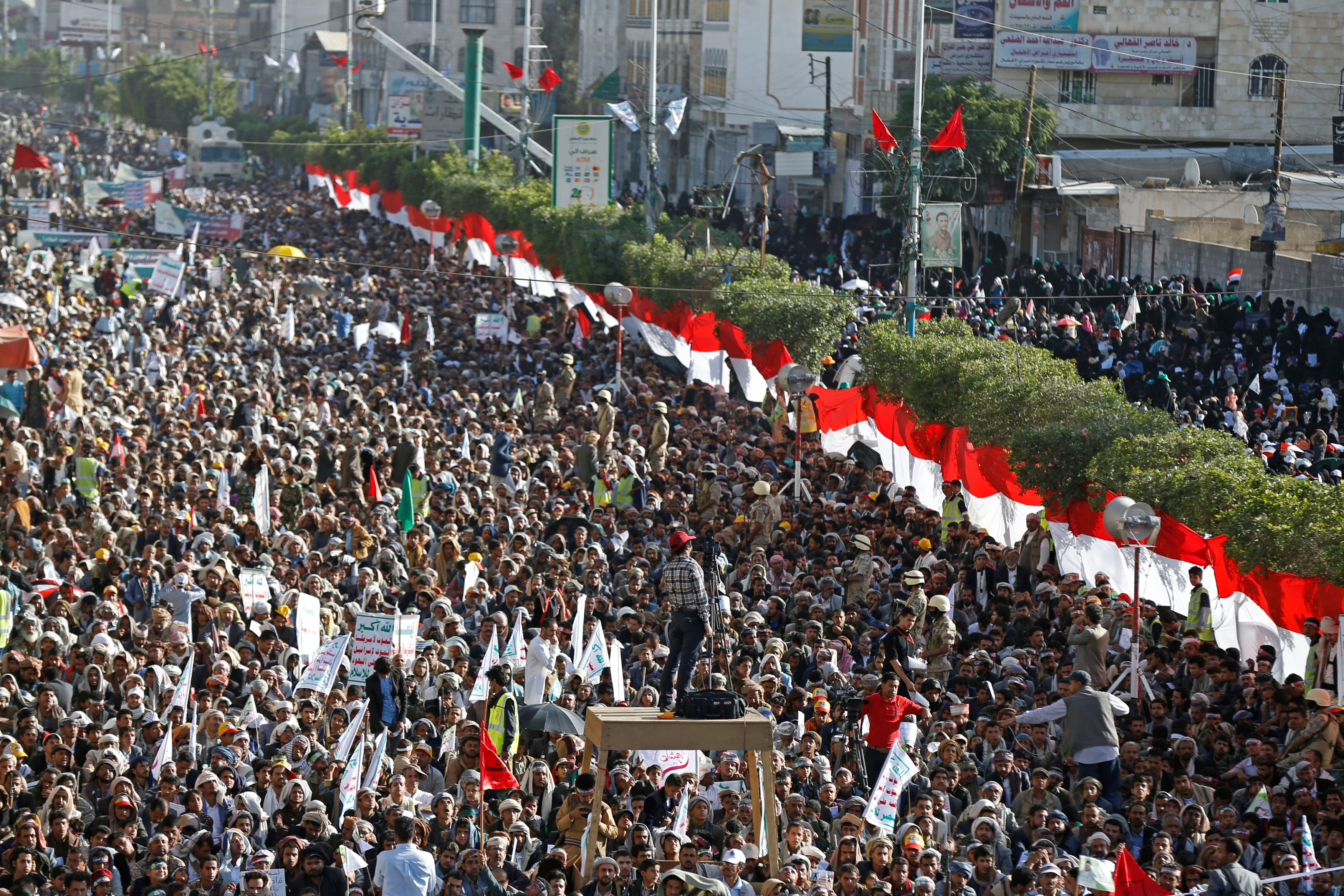 مسيرات شيعة اليمن