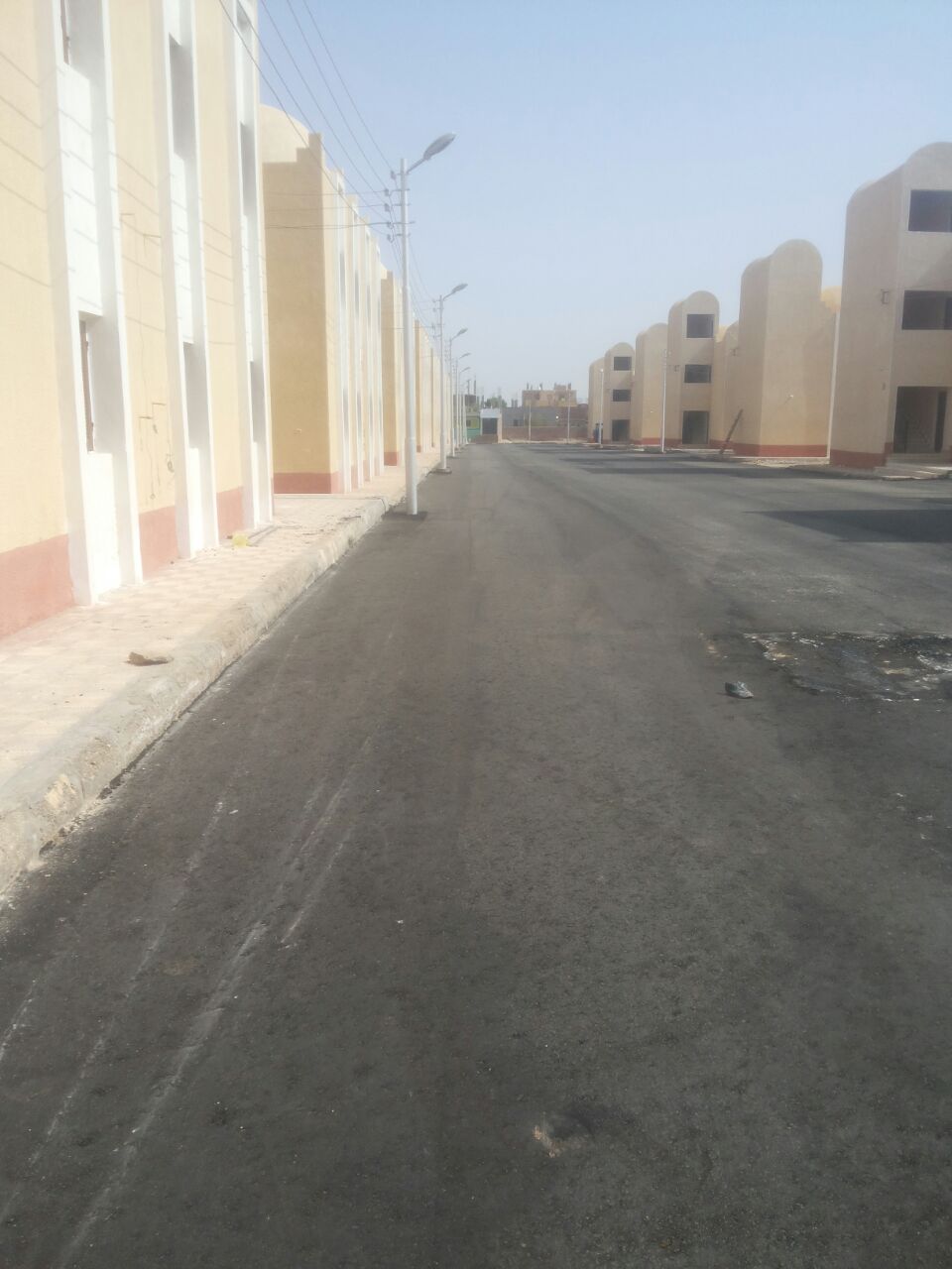 جانب من شوارع قرية القصر