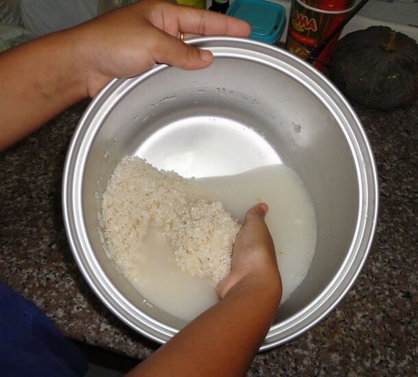 ماء الأرز