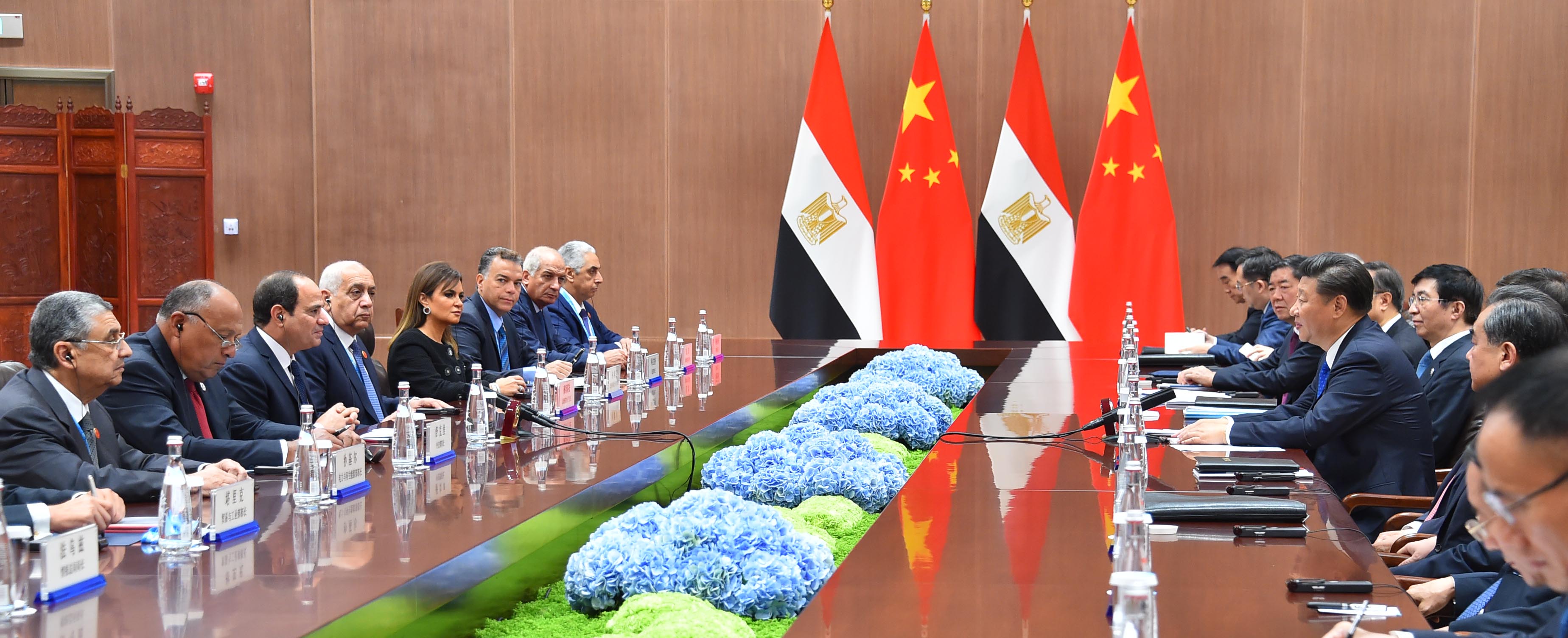 السيسى والرئيس الصينى (3)