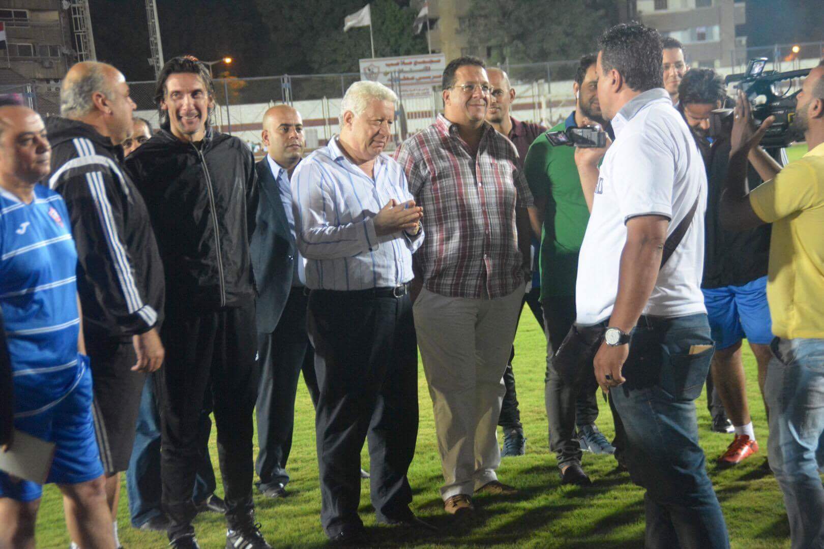 جلسة مرتضى منصور ونيبوشا مع اللاعبين  (4)