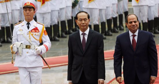 الرئيس السيسى يوقع مع نظيره الفيتنامى اتفاقيات تعاون ثنائى