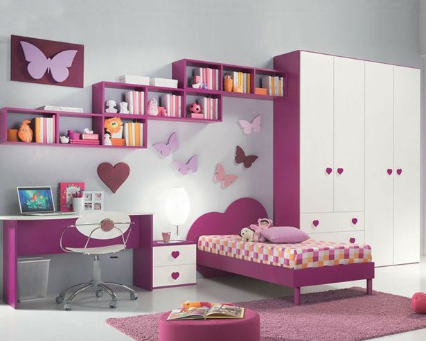 Purple-colors-for-kid’s-room-design