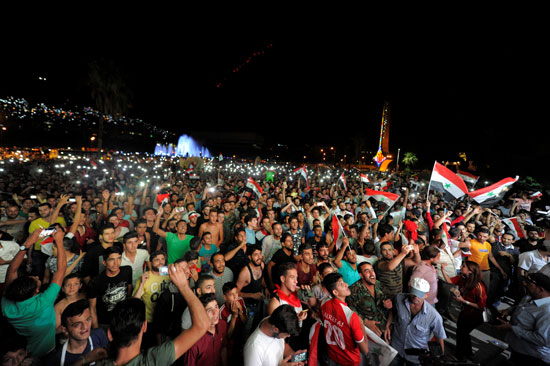 احتفالات سوريا بالتأهل للمونديال (1)