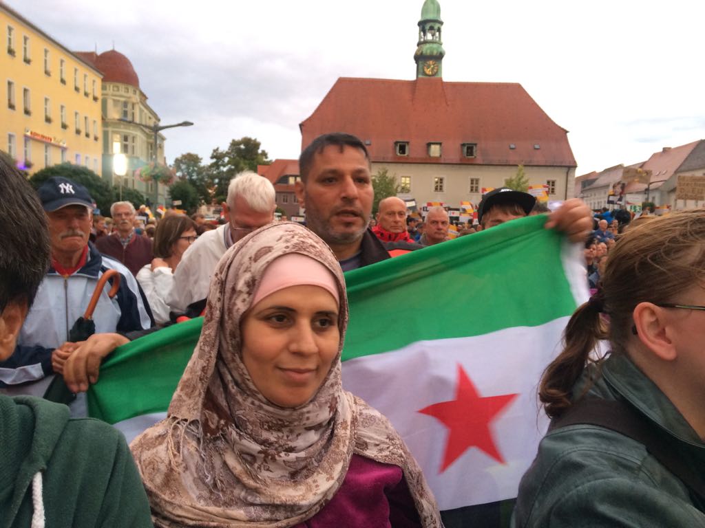 اللاجئ السورى وزوجته
