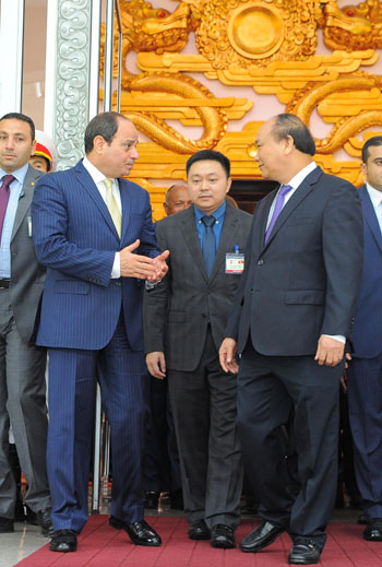 السيد الرئيس يلتقى رئيس الوزراء الفيتنامى‎ (6)