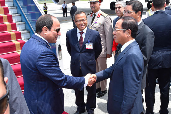 السيد الرئيس يلتقى رئيس الوزراء الفيتنامى‎ (1)