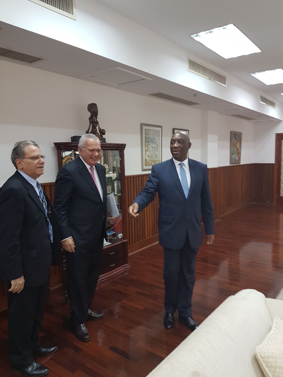 العرابى ووزير خارجية موزمبيق