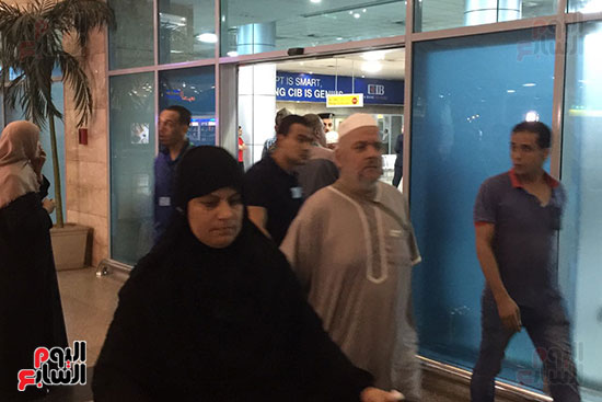 حجاج غزة يغادرون مطار القاهرة (20)