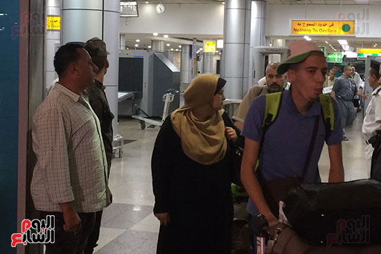 حجاج غزة يغادرون مطار القاهرة (5)
