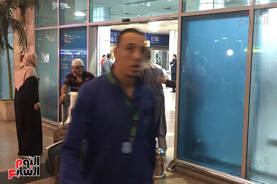 حجاج غزة يغادرون مطار القاهرة (26)
