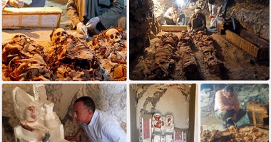 1- بالفيديو والصور.. وزير الآثار يعلن اكتشاف مقبرة صانع الذهب فى الأسرة الـ18