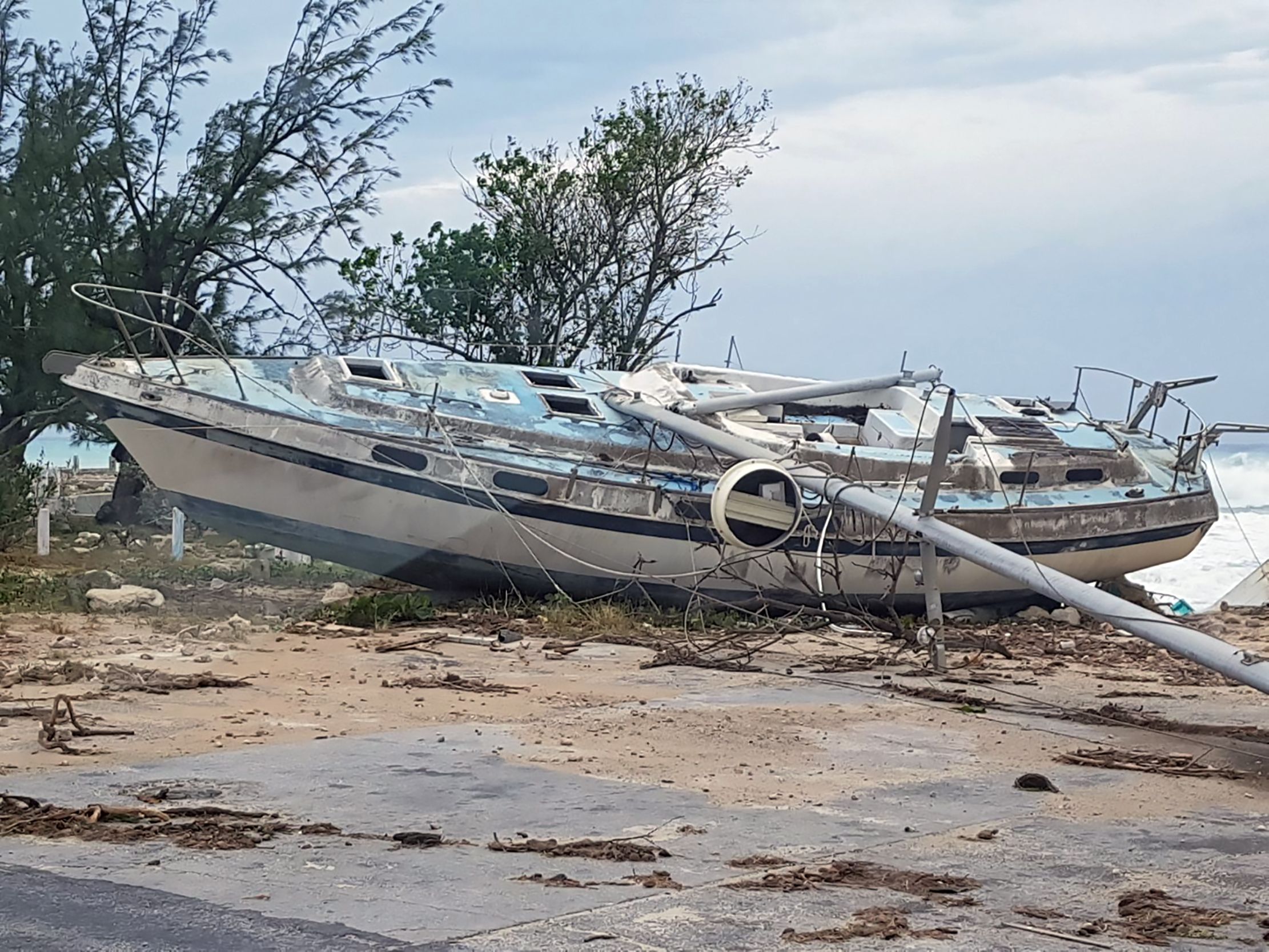 الاعصار إرما فى جزر الباهاماس
