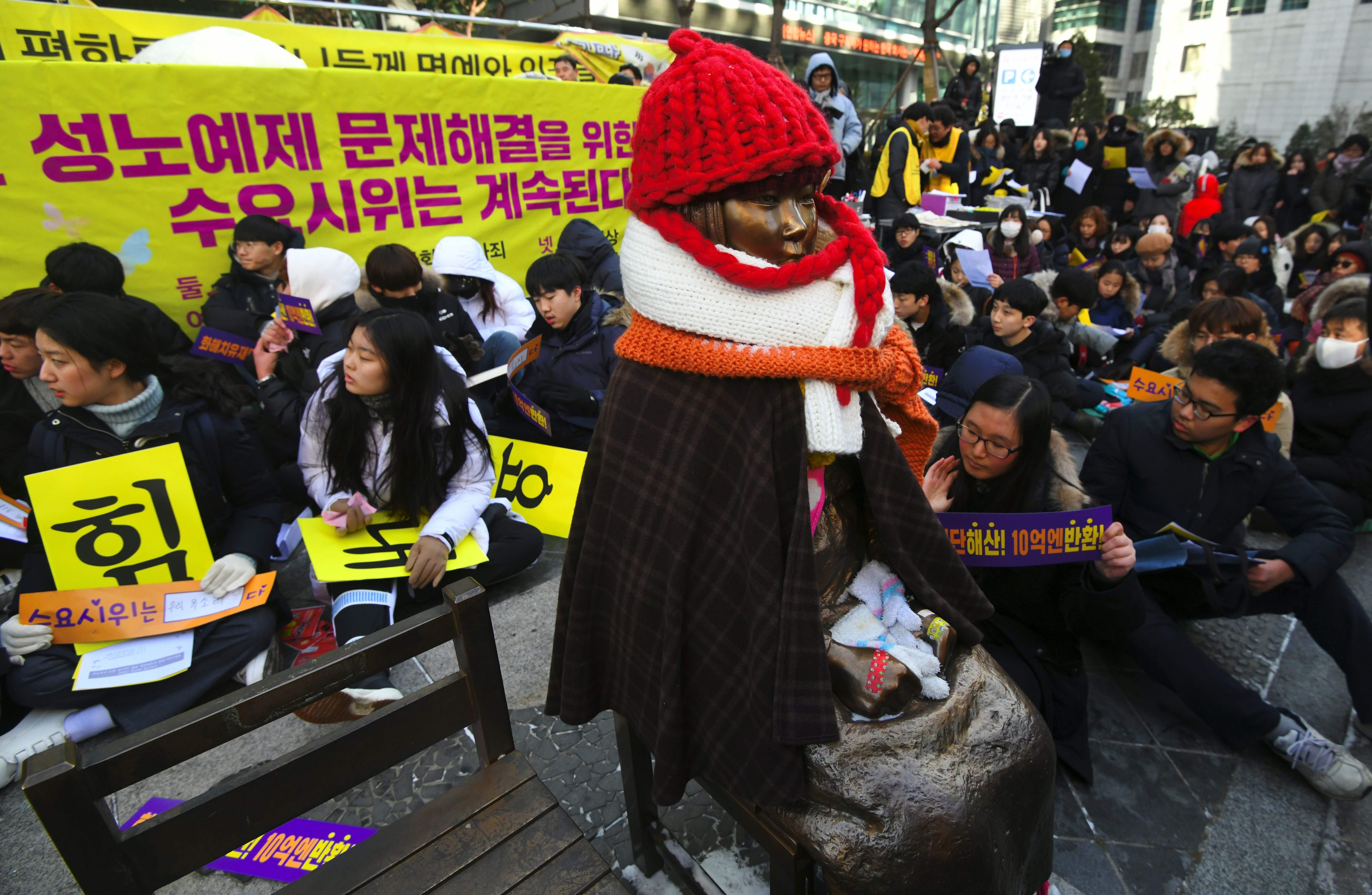غضب فى كوريا الجنوبية تجاه موقف اليابان من قضية نساء المتعة