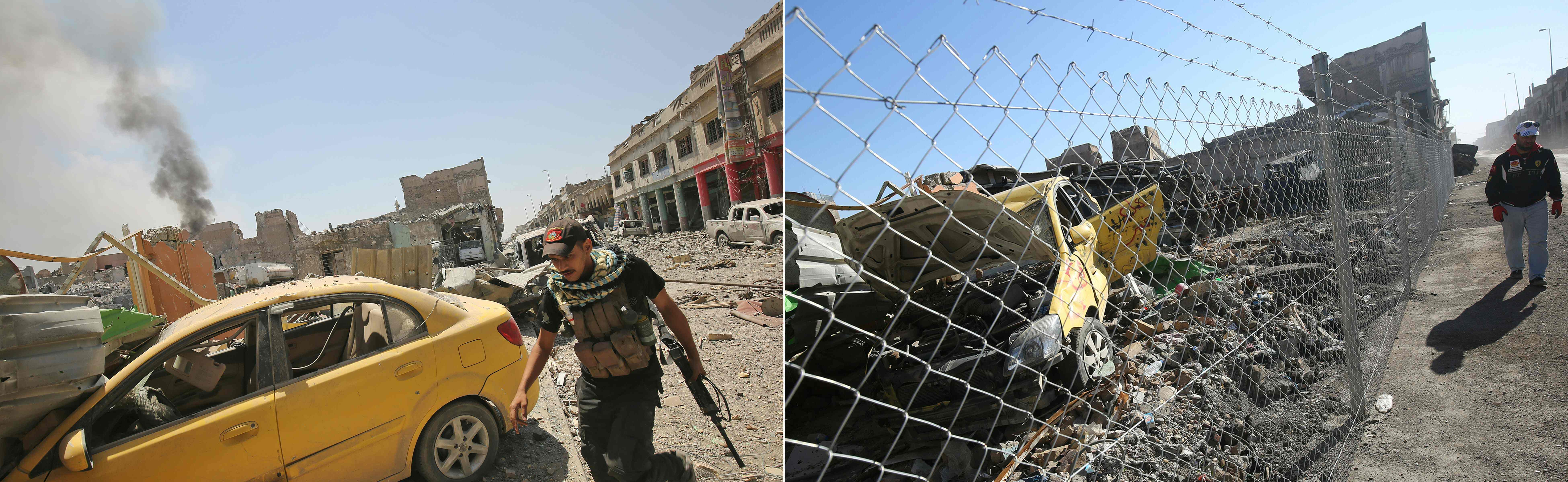 حطام ودمار فى الموصل بسبب داعش
