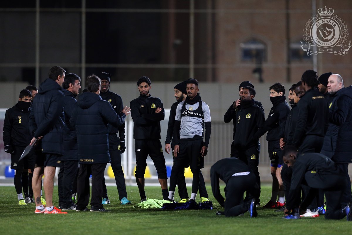 جانب من تدريبات النصر