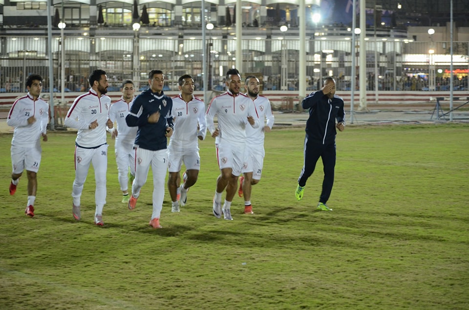 ظهور خالد قمر بعد التراجع عن الانقطاع فى تدريبات الزمالك