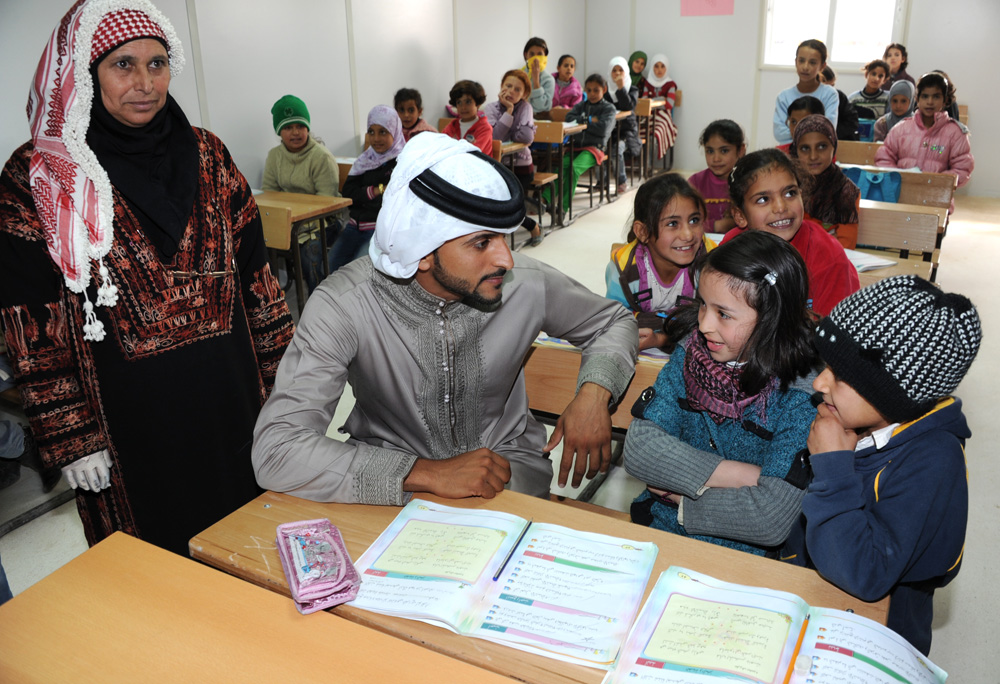 الوفد يزور أطفال مدرسة أبو قورة