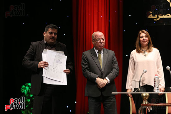 وزير الثقافة يكرم الفائزين بجائزة إحسان عبد القدوس (8)