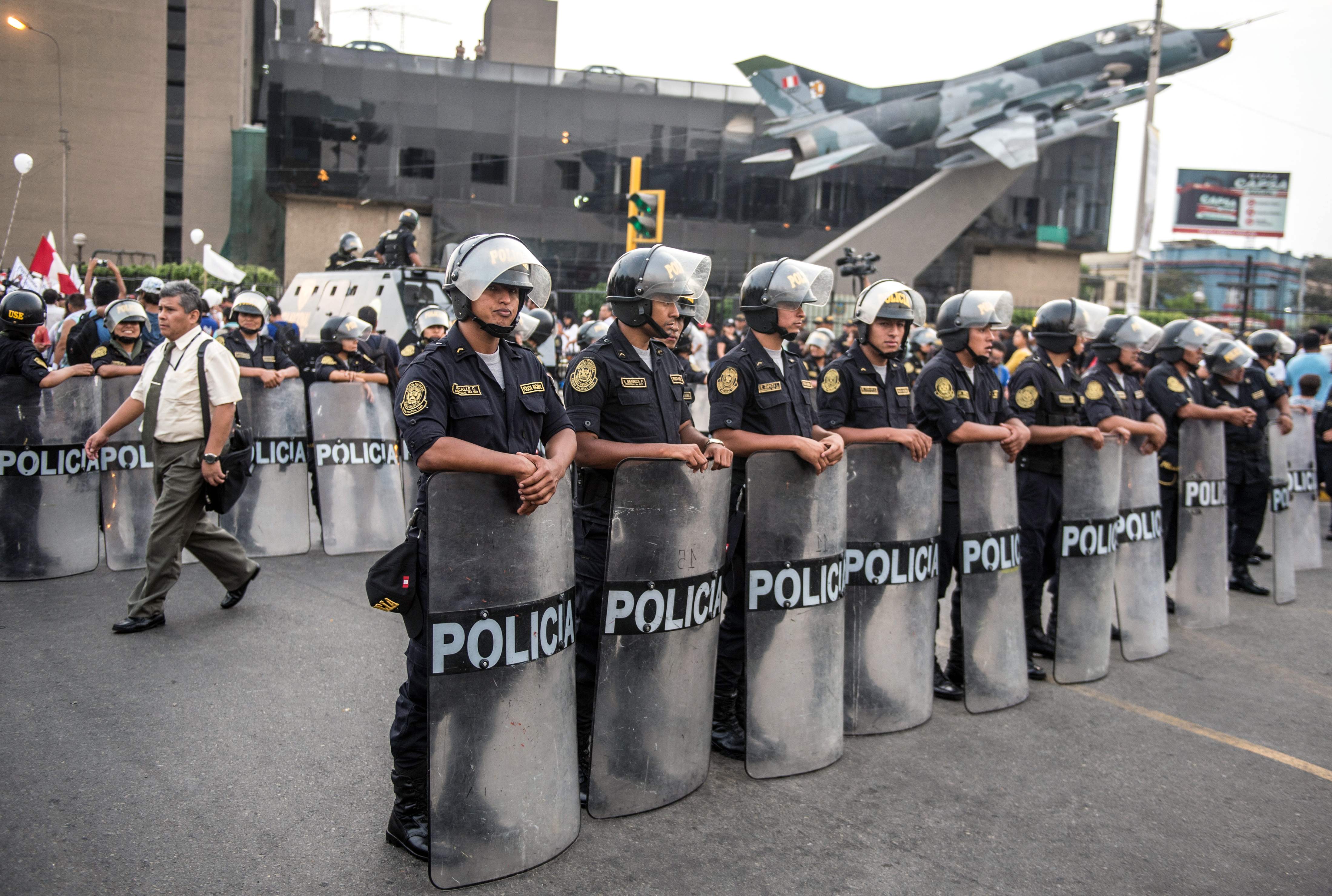 قوات الشرطة فى بيرو