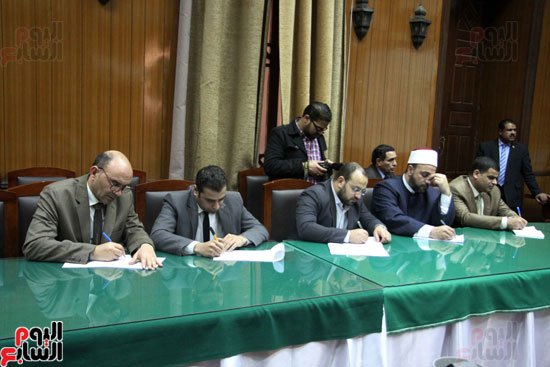 ه فعاليات توقيع بروتوكول بين وزارة الأوقاف والمعهد العالى للدراسات الإسلامية (14)