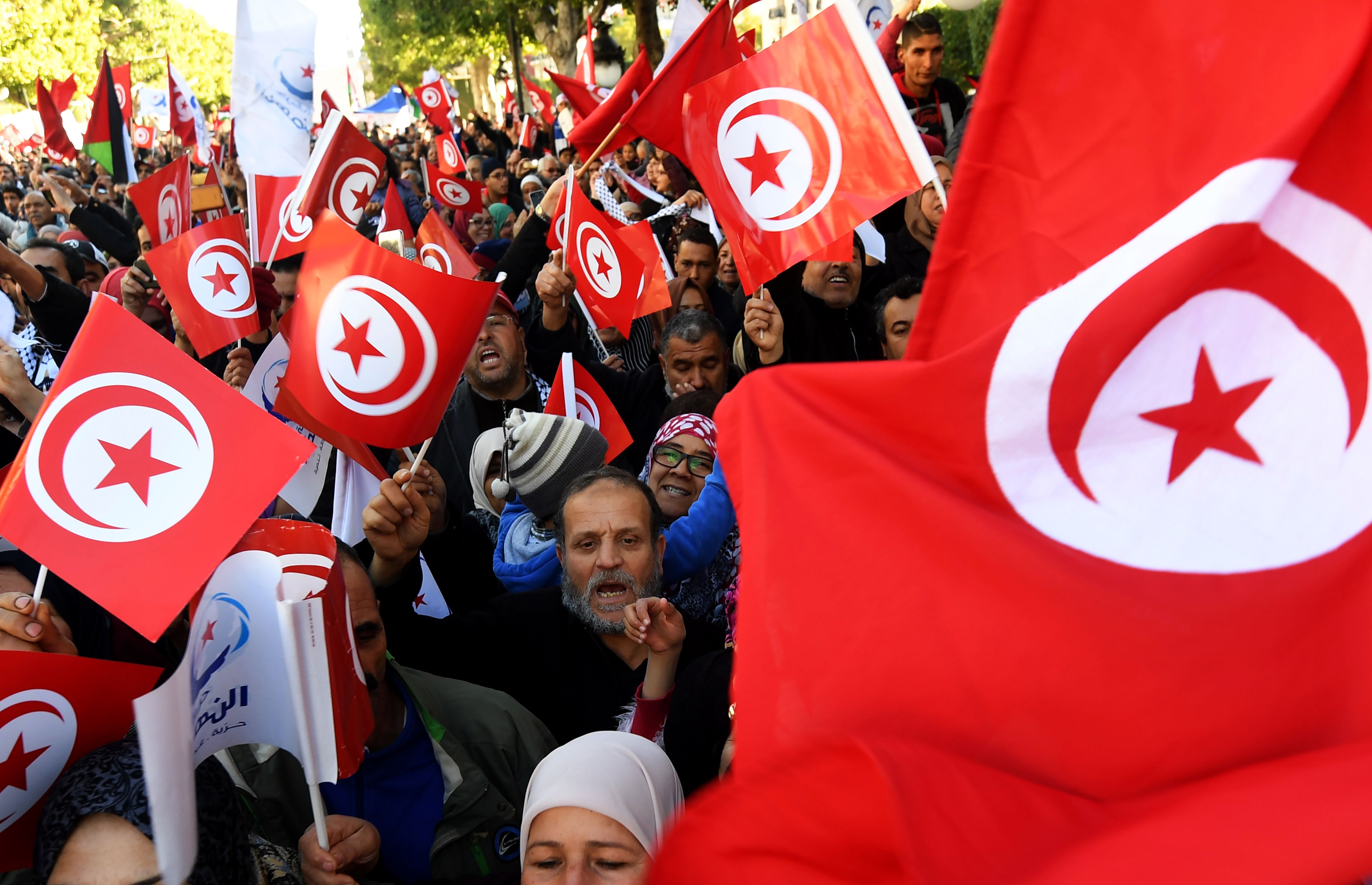 إحياء ذكرى الثورة التونسية