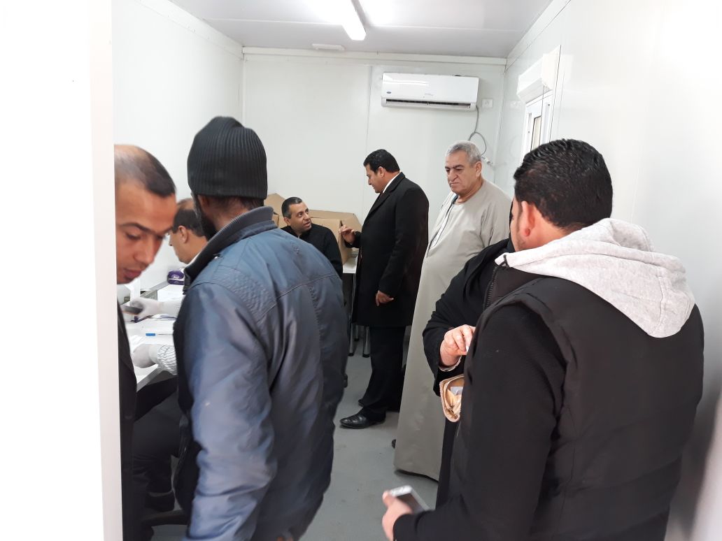 1- قافلة للكشف على فيروس سى