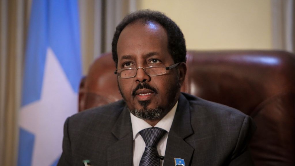 الرئيس الصومالى السابق حسن شيخ محمود 