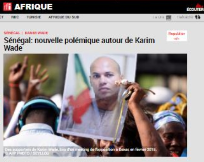 الاعلام السنغالى يفضح صفقة الدم بين تميم وواد