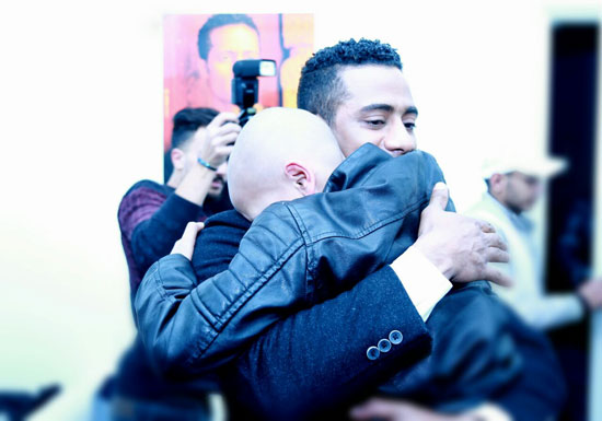 الطفل خالد خميس مع رمضان