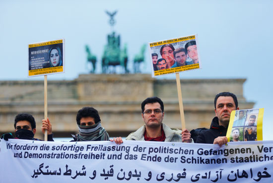 جانب من احتجاجات برلين