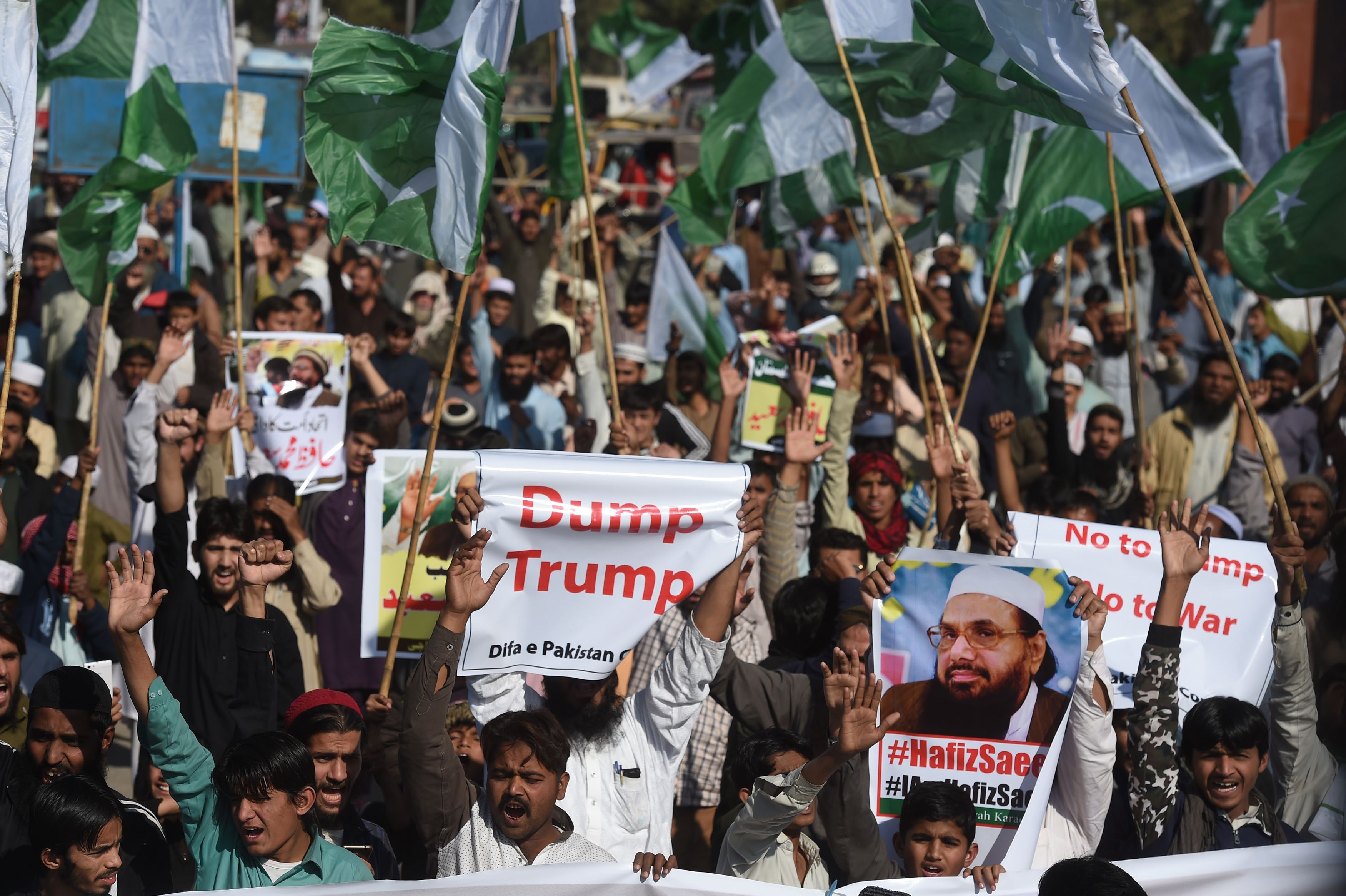 مظاهرات فى باكستان ضد تغريدات ترامب تجاه إسلام آباد