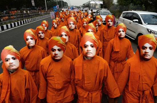احياء ذكرى راهب هندوسى راحل فى الهند