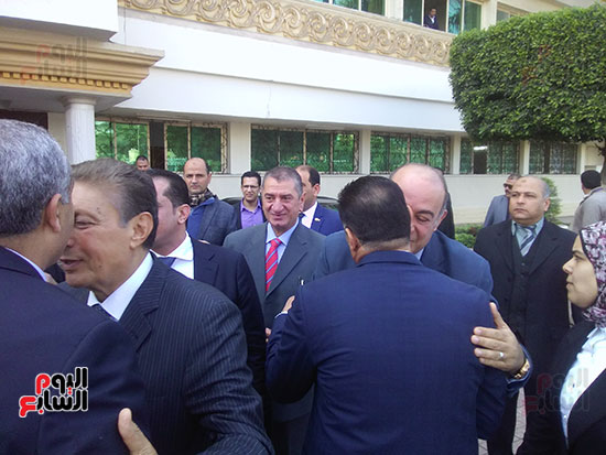 جانب من استقبال محافظ كفر الشيخ لأعضاء ملس النواب