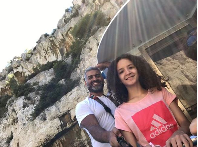 هانى مع ابنته